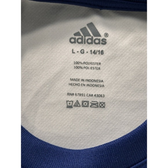 Adidas MLB Texas Rangers Baseball Shirt Size Youth Large - Picture 3 of 6